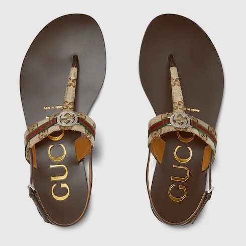 Interlocking G Web Sandal