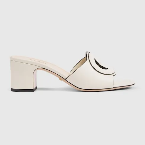 Slide Sandal With Interlocking G