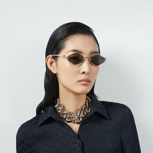 Geometric Frame Sunglasses