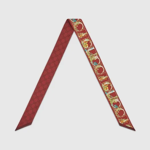 Printed Silk Twill Ribbon