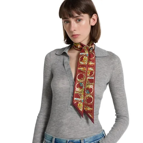Printed Silk Twill Ribbon