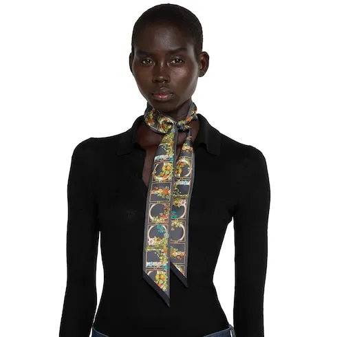 Printed Silk Twill Ribbon