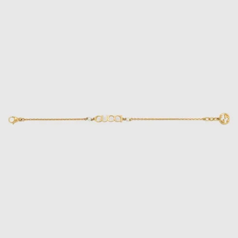 Gucci Script Bracelet