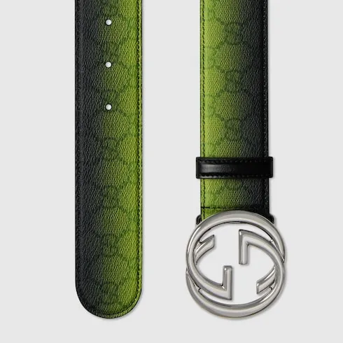Gucci Chroma Belt With Interlocking G