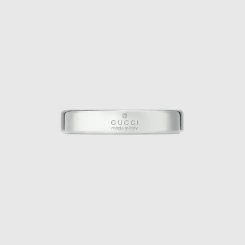 Diagonal Interlocking G Thin Ring