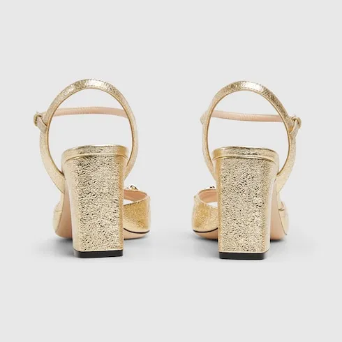 Mid-Heel Sandal With Horsebit
