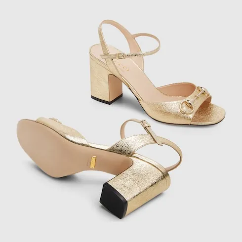 Mid-Heel Sandal With Horsebit