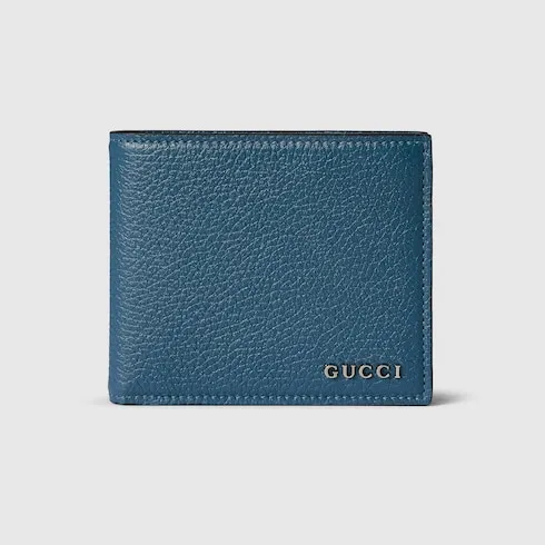 Bi-Fold Wallet With Gucci Script