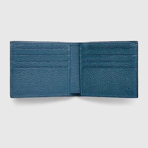 Bi-Fold Wallet With Gucci Script