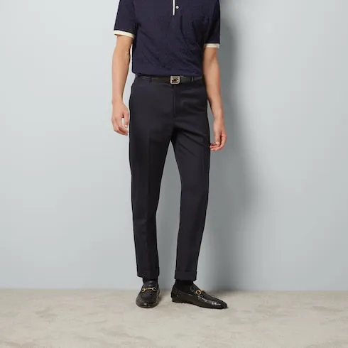 Wool Twill Trousers