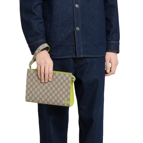 Bi-Color Small Pouch