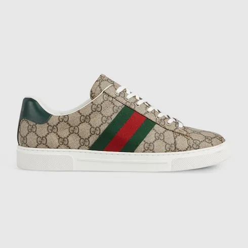 Gucci Ace Trainer With Web