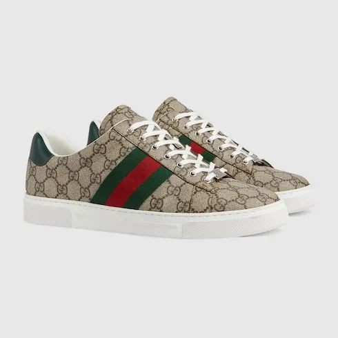 Gucci Ace Trainer With Web