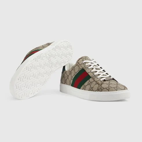 Gucci Ace Trainer With Web