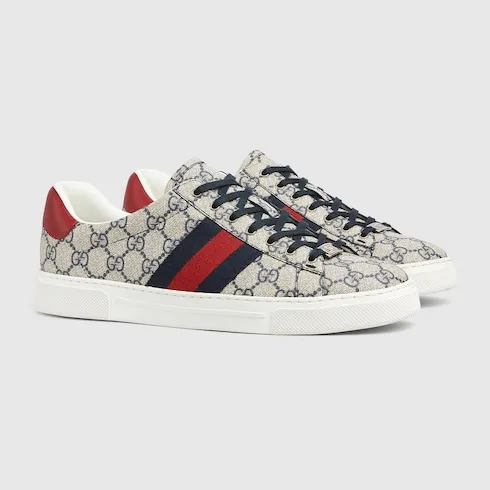 Gucci Ace Trainer With Web