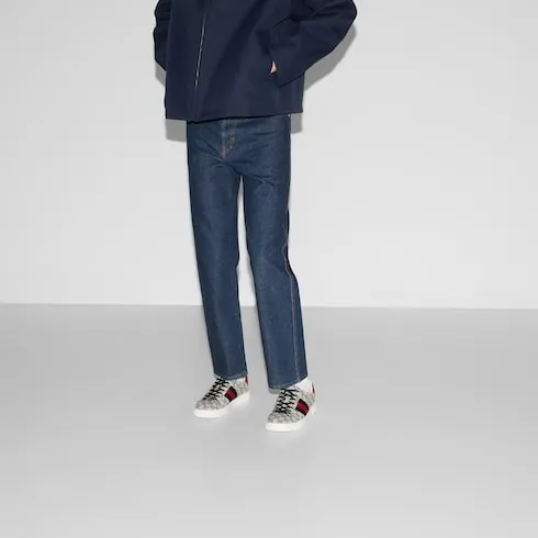 Gucci Ace Trainer With Web