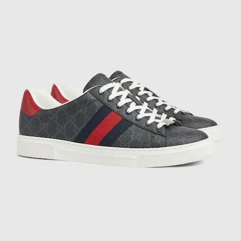 Gucci Ace Trainer With Web