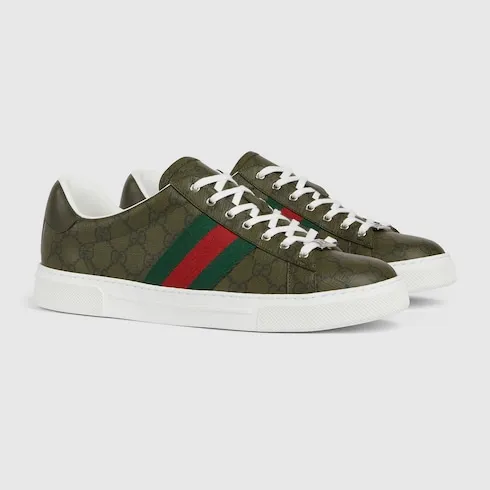 Gucci Ace Sneaker With Web