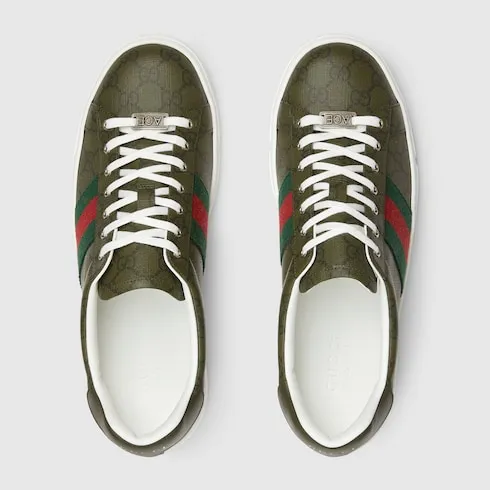 Gucci Ace Sneaker With Web