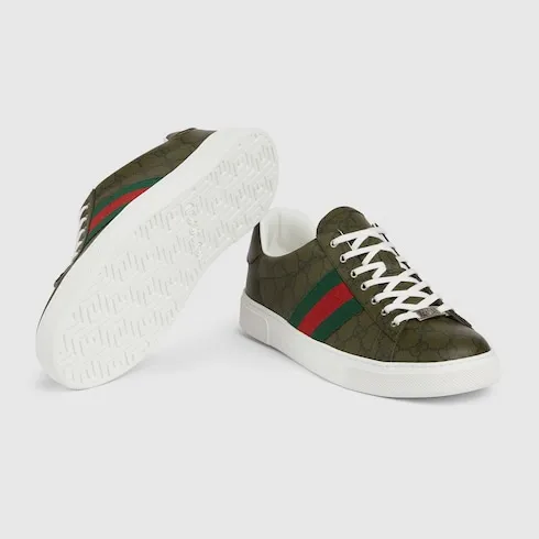 Gucci Ace Sneaker With Web