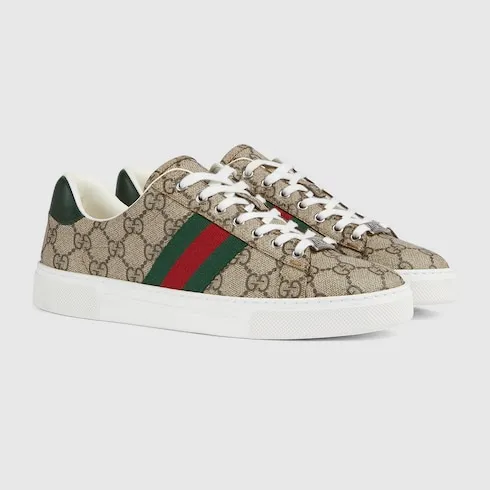 Gucci Ace Trainer With Web