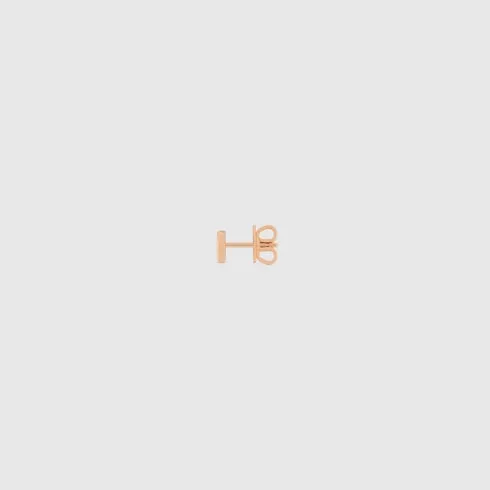 Gucci Interlocking 18K Stud Earrings