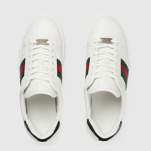 Gucci Ace Trainer With Web