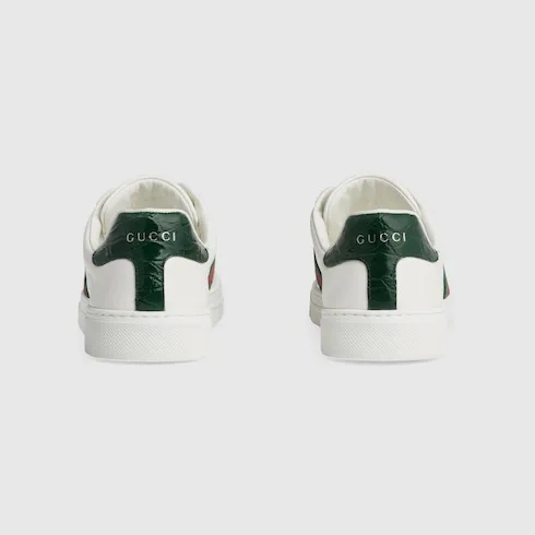 Gucci Ace Trainer With Web