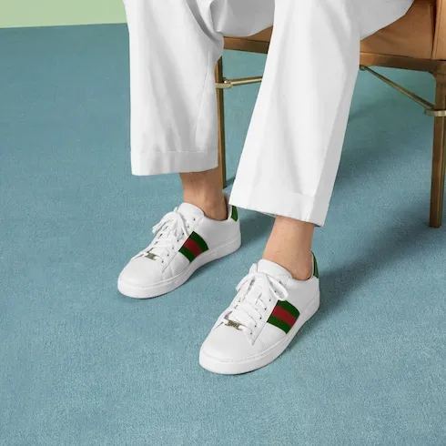 Gucci Ace Sneaker With Web