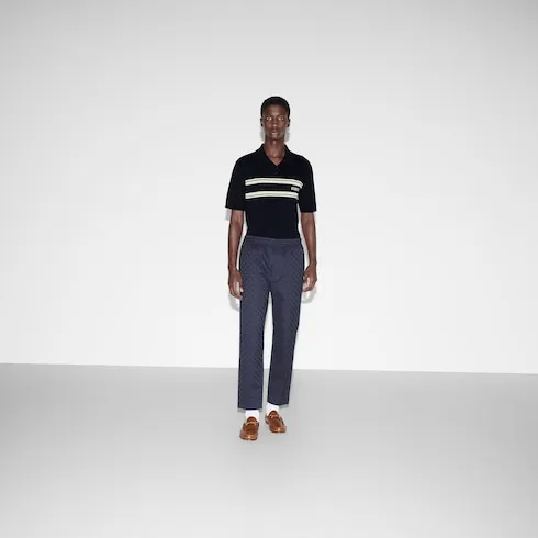 Gg Canvas Track Bottoms