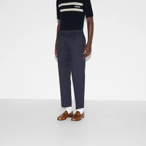 Gg Canvas Track Bottoms