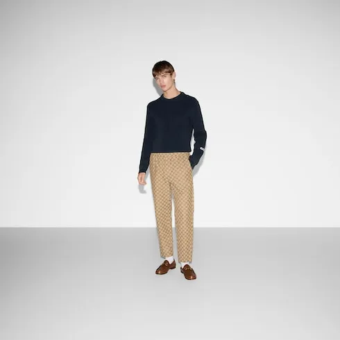 Gg Canvas Track Bottoms