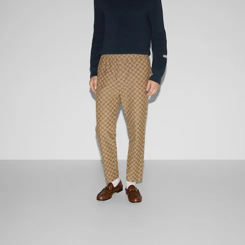 Gg Canvas Track Bottoms
