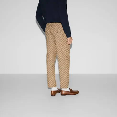 Gg Canvas Track Bottoms
