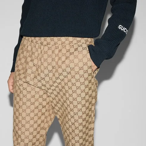 Gg Canvas Track Bottoms