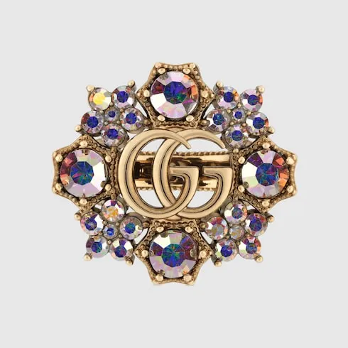 Gg Marmont Crystal Ring