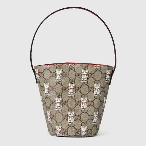 Children's Printed Gg Bucket Bag