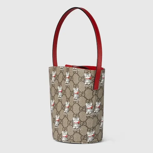Children's Printed Gg Bucket Bag