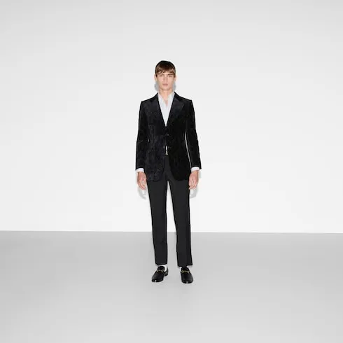 Gg Velvet Jacket