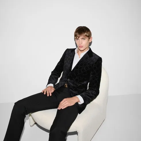 Gg Velvet Jacket