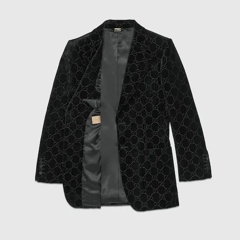 Gg Velvet Jacket