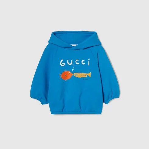Baby Cotton Sweatshirt With Print