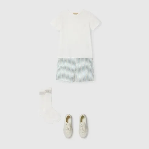 Children's Embroidered Cotton T-Shirt