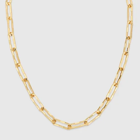 Gucci Link To Love 18K Wide Chain Necklace