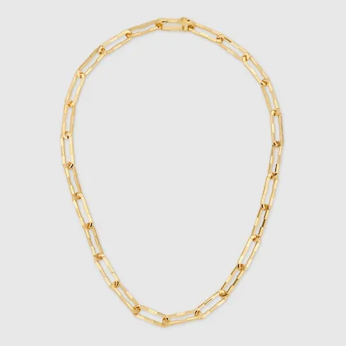 Gucci Link To Love 18K Wide Chain Necklace