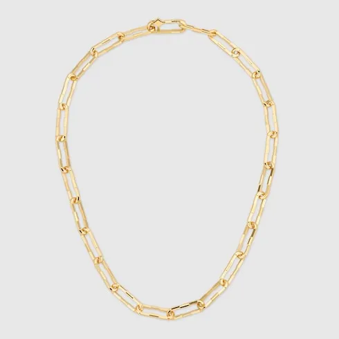 Gucci Link To Love 18K Wide Chain Necklace