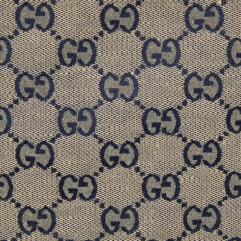 Gg Linen Blend Canvas Shorts