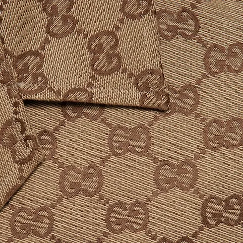 Gg Linen Blend Canvas Shirt