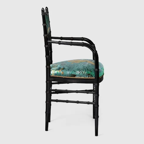 Chiavari Tiger Jacquard Chair With Arm Rest