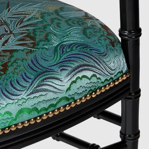 Chiavari Tiger Jacquard Chair With Arm Rest